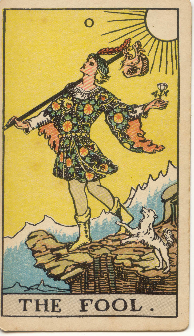 O Louco, tarot Rider–Waite–Smith