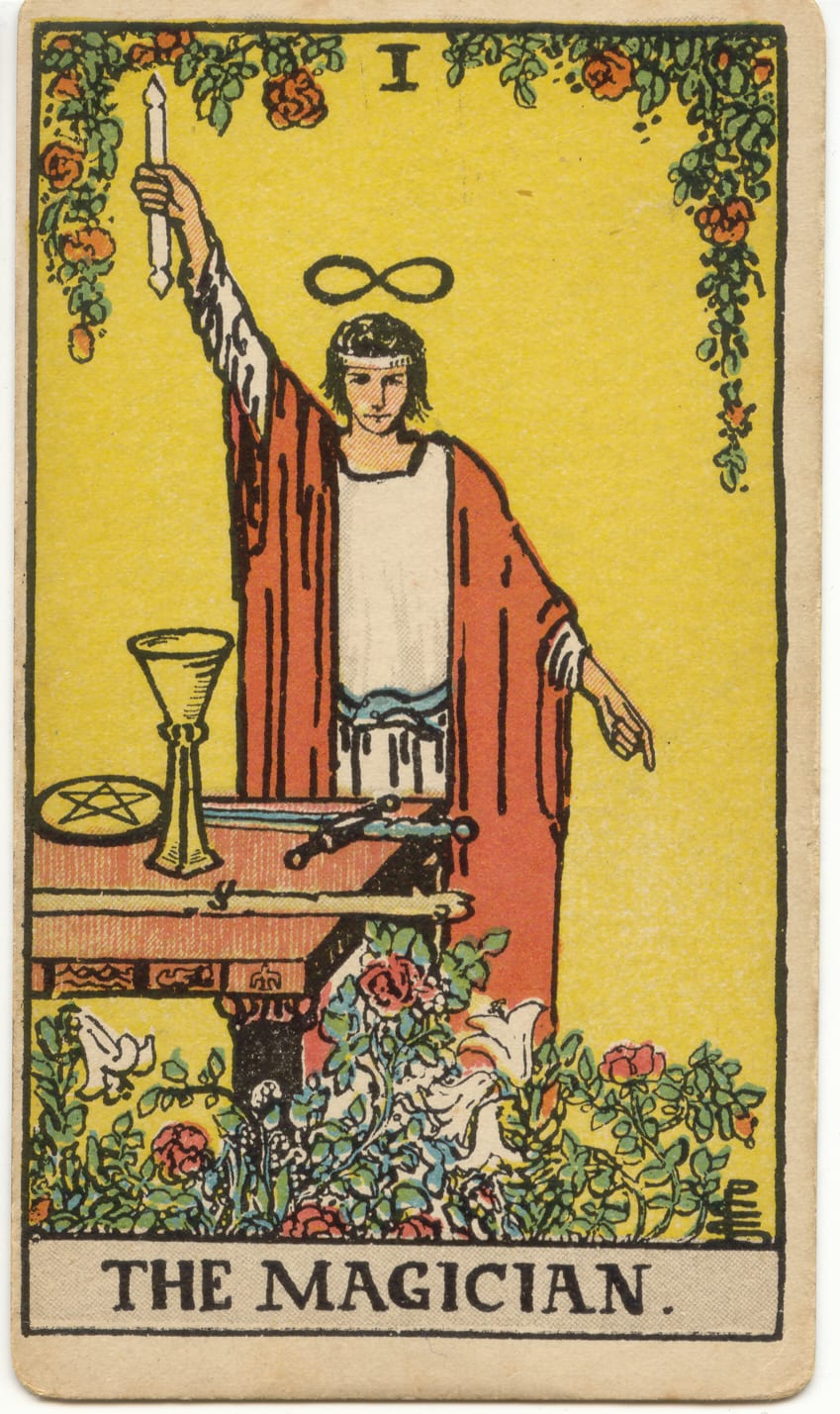 O Mago, tarot Rider–Waite–Smith