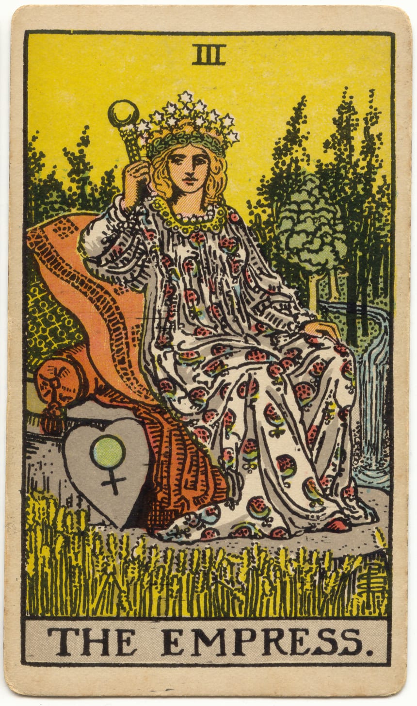 A Imperatriz, tarot Rider–Waite–Smith