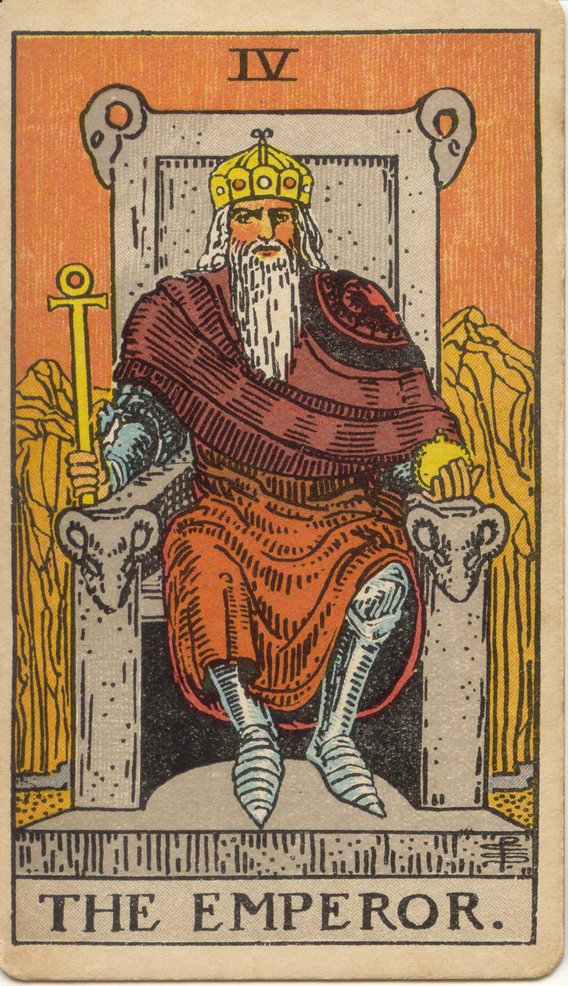 O Imperador, tarot Rider–Waite–Smith