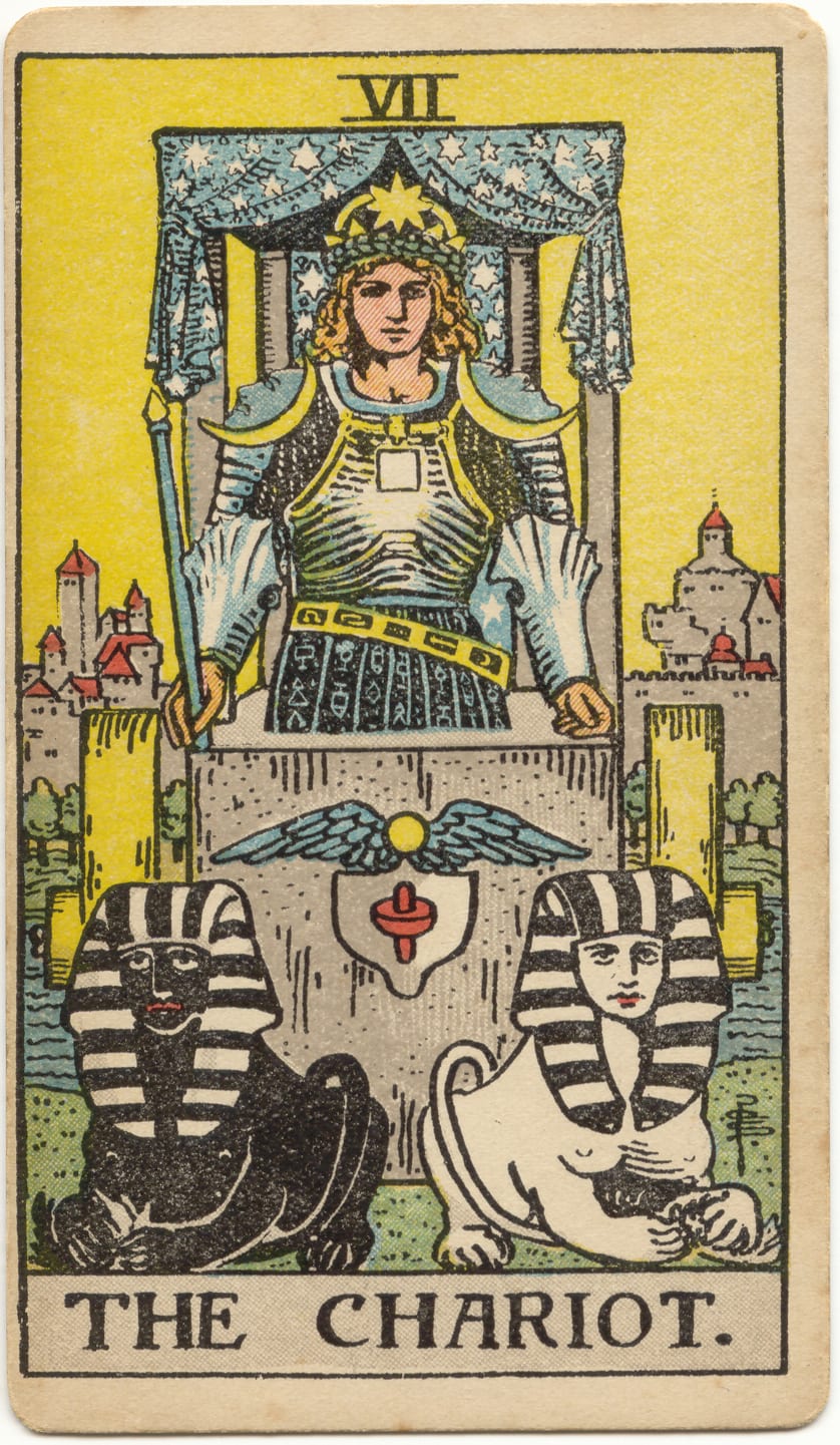 O Carro, tarot Rider–Waite–Smith