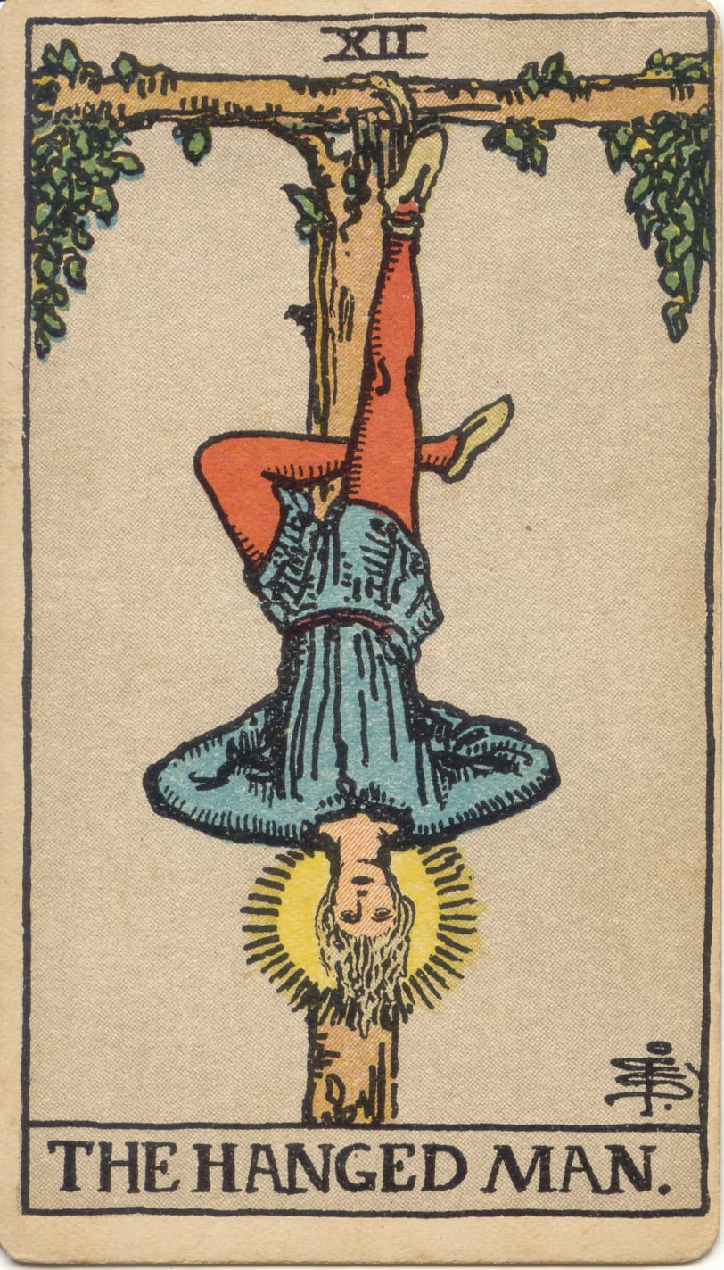 O Enforcado, tarot Rider–Waite–Smith