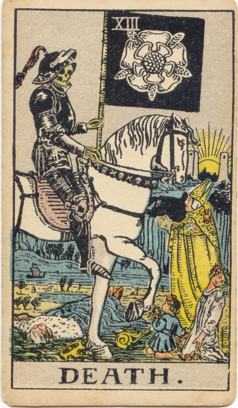 A Morte, tarot Rider–Waite–Smith