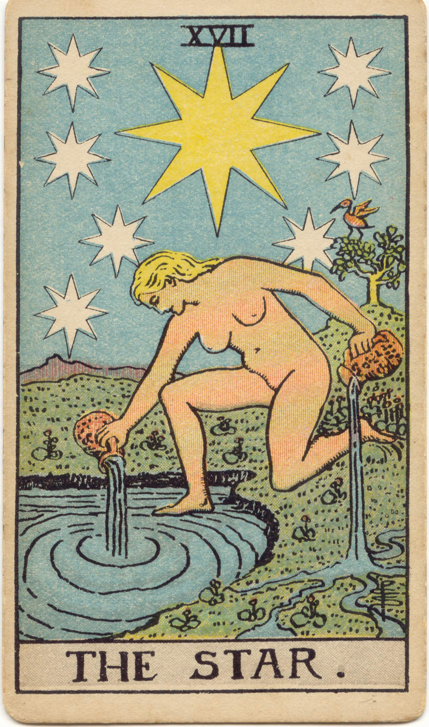 A Estrela, tarot Rider–Waite–Smith