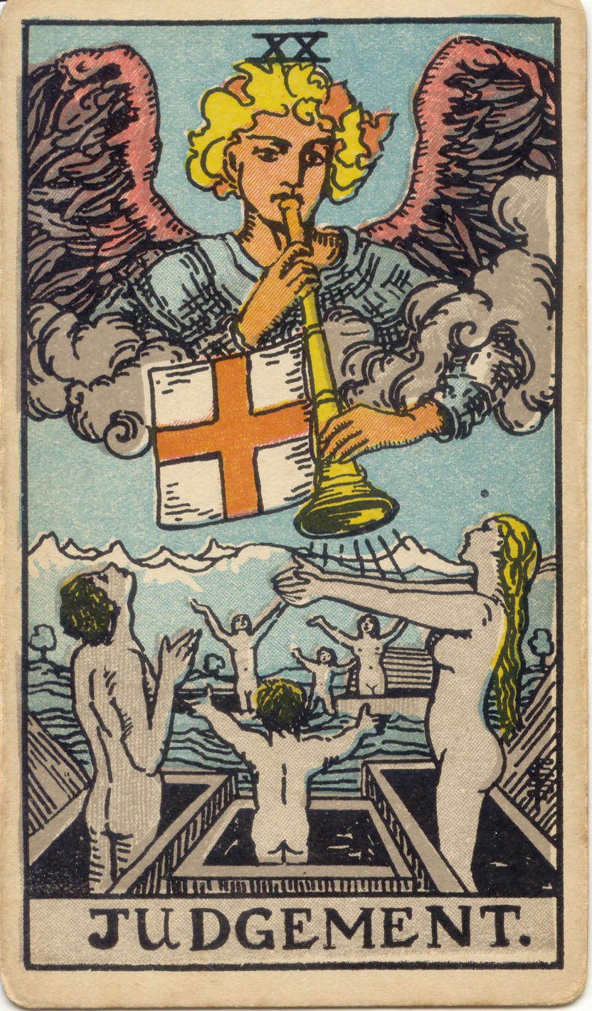 O Julgamento, tarot Rider–Waite–Smith