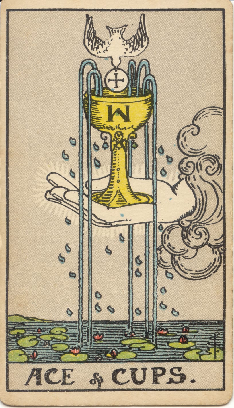 Ás de Copas, tarot Rider–Waite–Smith