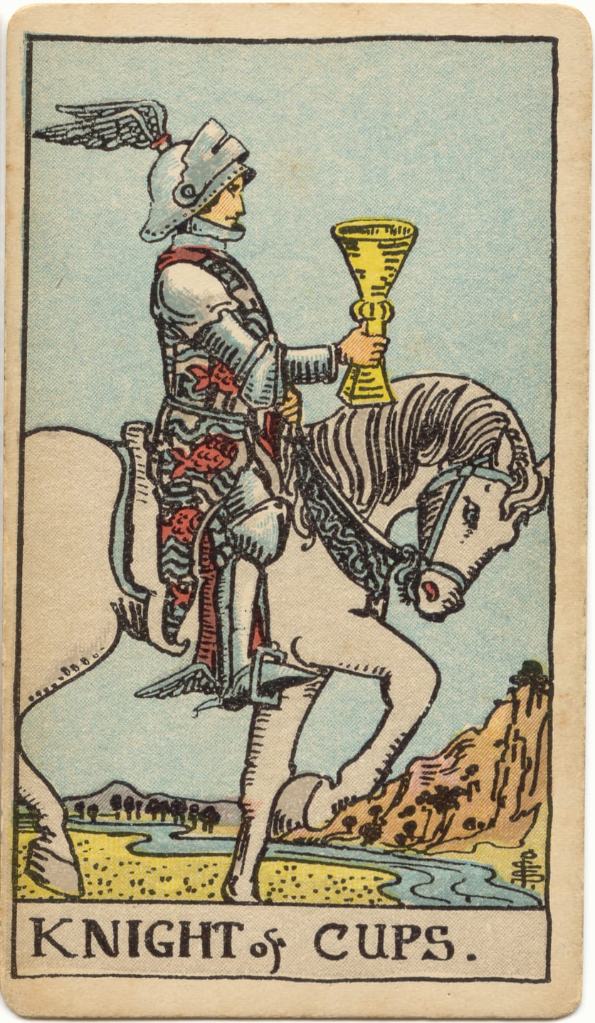 Cavaleiro de Copas, tarot Rider–Waite–Smith