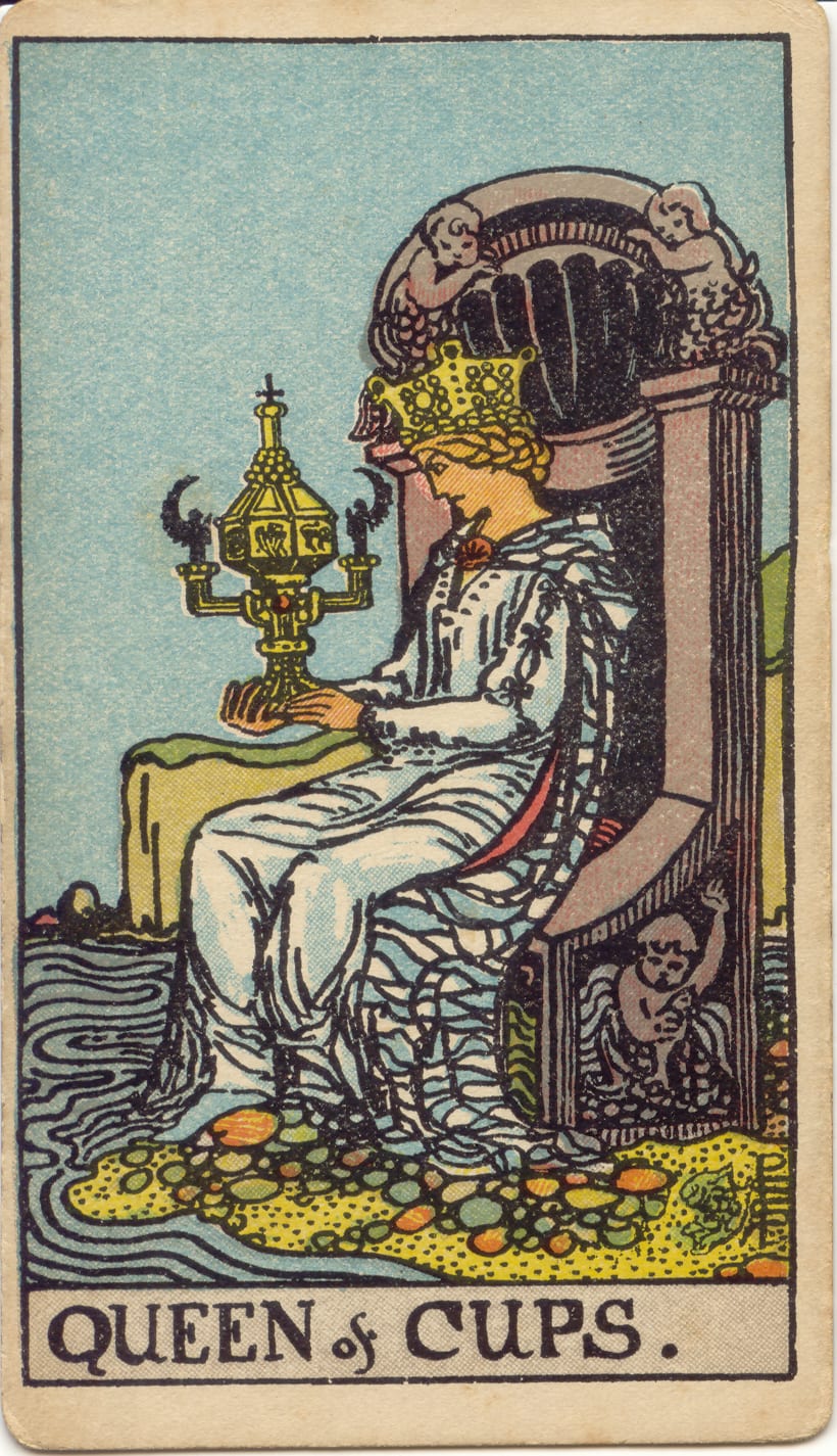 Rainha de Copas, tarot Rider–Waite–Smith