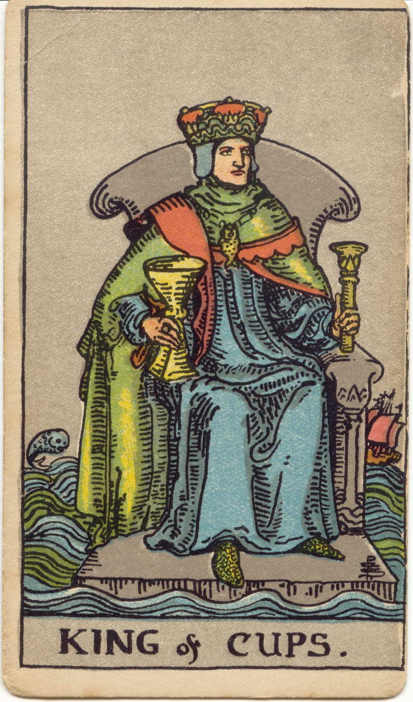 Rei de Copas, tarot Rider–Waite–Smith