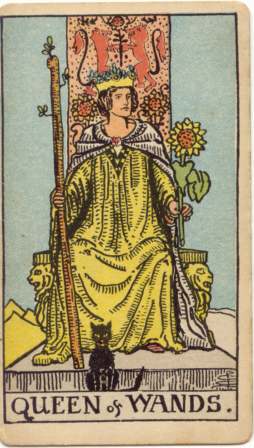 Rainha de Paus, tarot Rider–Waite–Smith