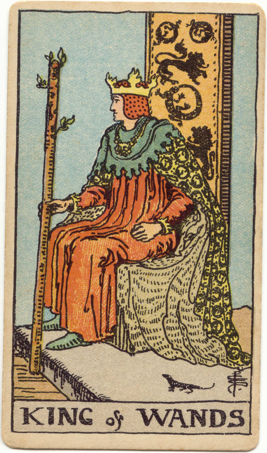 Rei de Paus, tarot Rider–Waite–Smith